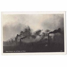 STOKE ON TRENT When the Potter Pots RP Postcard, Unposted