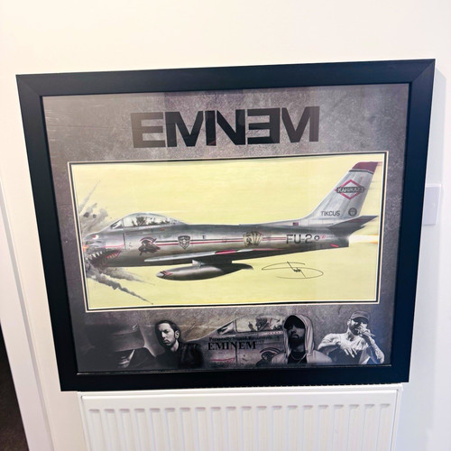 Eminem autographed album - eminem, art
