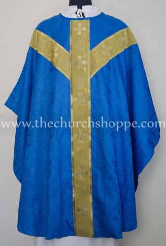 Blue gothic vestment - blue, mass
