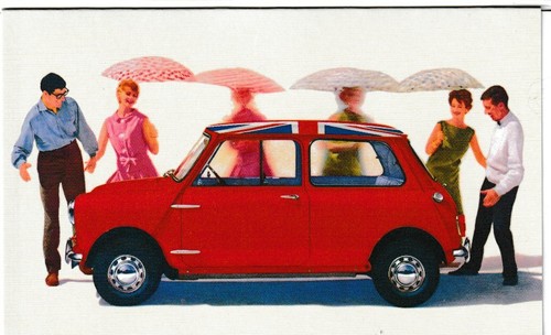 Morris minor mini car - mini, blank