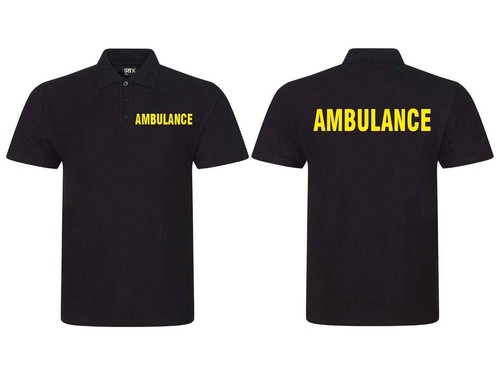 Ambulance polo shirt printed - ambulance,