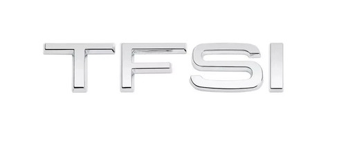 Tfsi chrome silver rear - chrome,