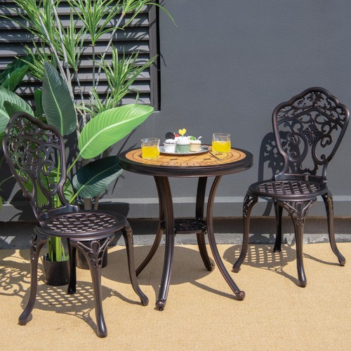 Piece cast aluminum patio - piece,