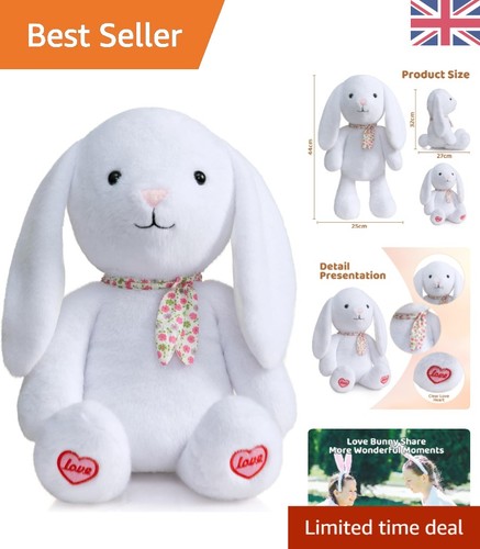 Charming inch white plush - white,