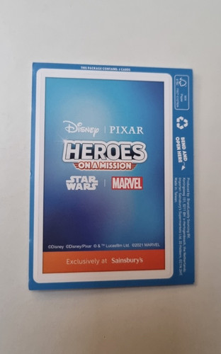 Sainsbury heroes packs - packs, of