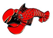 Red Lobster Metal Enamel Pin
