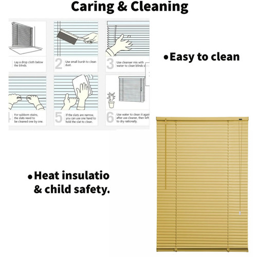 Pvc blind wood grain - blind,