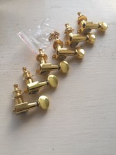  6RH In Line Gold Chromed (Schaller style) Tuners for Fender Stratocaster & TL