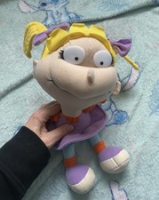 Rugrats Nickelodeon Angelica Pickles Plush Soft Toy Doll Kids Vintage