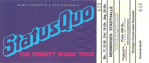 Status quo thirsty - status,
