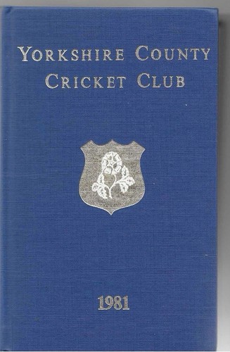 1981 yorkshire county - yorkshire, cricket