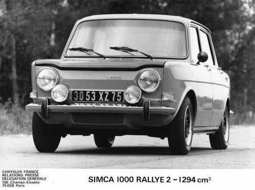 1973 simca 1000 rallye press - 1000,