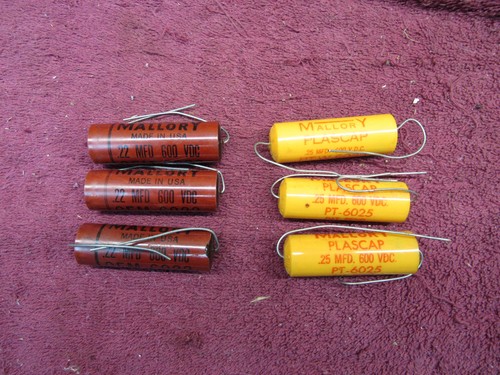 Lot nos mallory capacitors - lot,