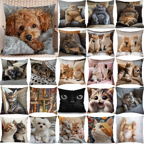 Cute cat dog print soft - cat,
