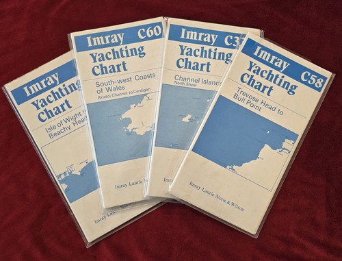 Imray yachting charts 1980s - imray,