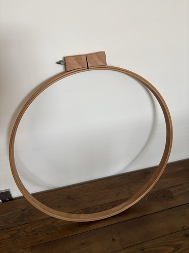 47cm wooden embroidery - wooden, hoop