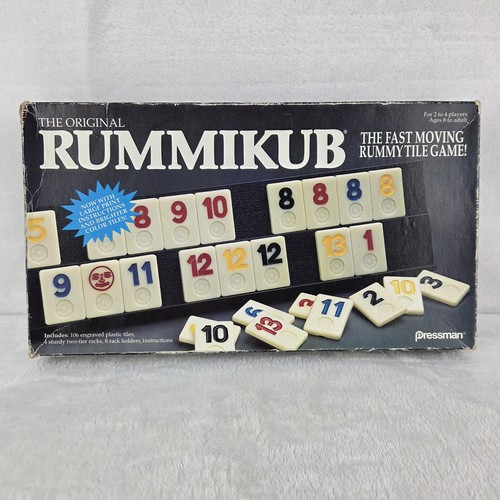 Vintage 1990 pressman rummikub - pressman,