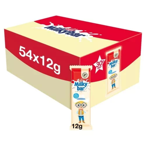 Milkybar white chocolate bar - white,