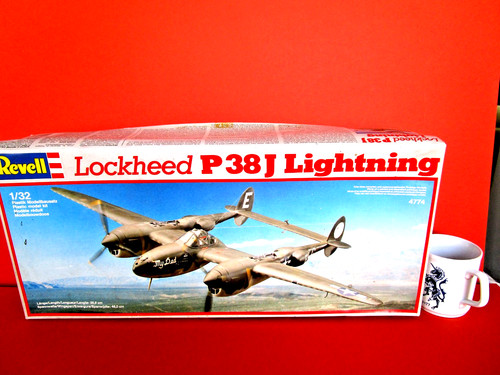 Revell lockheed p38j - revell,