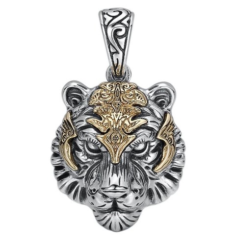 Tiger pendant necklace - necklace, chain