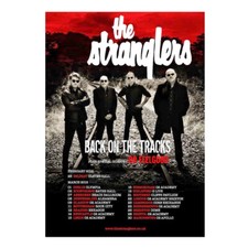 THE STRANGLERS -A2 POSTER-BACK ON THE TRACKS TOUR 2019- Collection of Jet Black