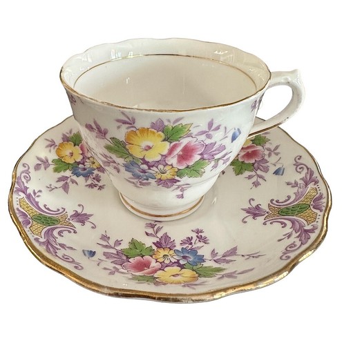 Vintage colclough tea cup - tea,