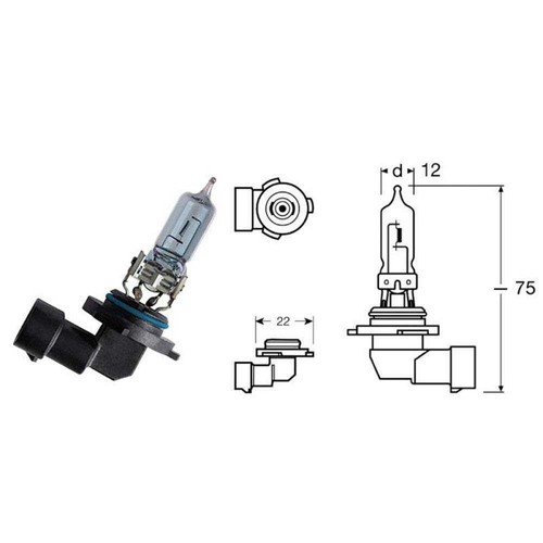 Lamp hb3 12v 60w p20d - 12v-60w, /