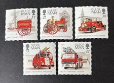 ISLE OF MAN IOM 1991 MNH FIRE ENGINES MINT STAMPS SET