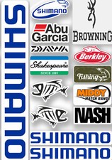 Fishing Stickers Tackle Box Decals Ideal Top Box Lap Top Etc