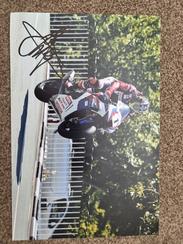 John mcguinness signed - mcguinness, 12x8