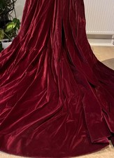 HUGE Vintage Burgundy Dark Red