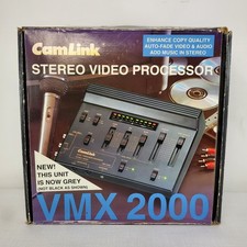 Camlink VMX 2000 Stereo Mixer Stereo Video Processor Enhancer With Microphone UK