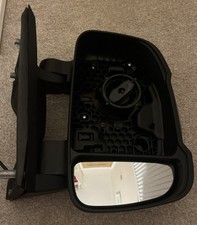 For Peugeot Boxer Van 2006-2017 Manual Short Arm Black Wing Mirror Drivers Side