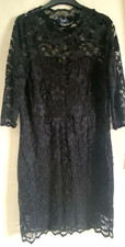 Samya 3/4 Sleeve Black Lace