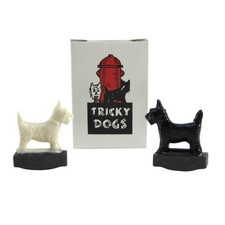 Black White Scottie Magnet