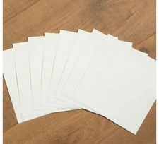 12 Matte White Vinyl  Kitchen Tile Stickers Modern  Tile transfers 15cm X 15cm