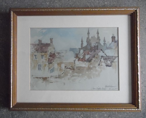 Sherborne from digby hall - sherborne,