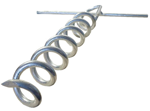 Galvanised screw spiral - galvanised,