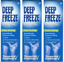 Deep Freeze Cold Gel Fast Acting 100g x 3