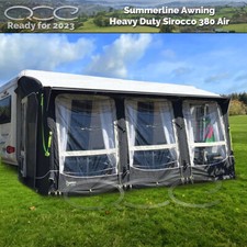 Summerline Sirocco Air 380 Heavy Duty Acrylic All Season Caravan Awning