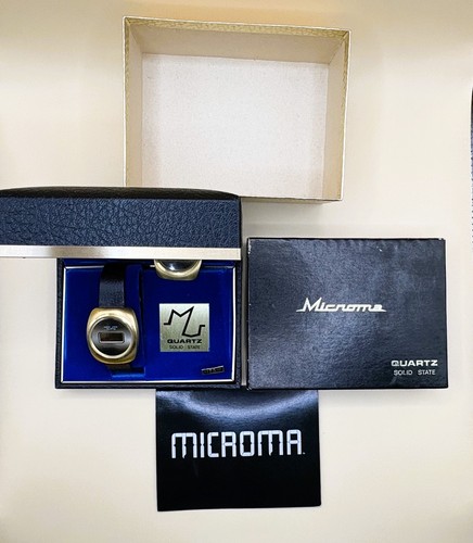 Microma lcd digital quartz - microma,