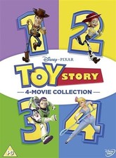 Toy Story 1-4 Kids Childrens DVD Boxset 4 Disc Box Set