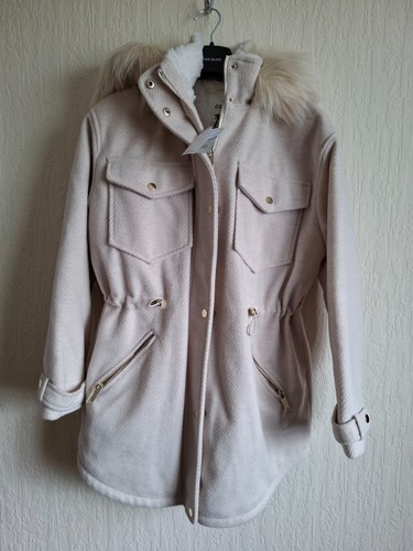 River island parka - river,