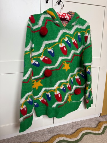 Ugly christmas tree hooded - ugly,