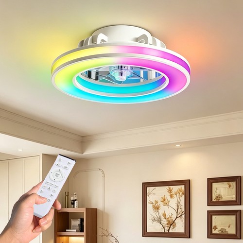 Silent ceiling light - light, fan