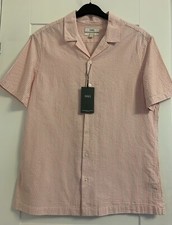 M&S Mens Cotton Cuban Collar