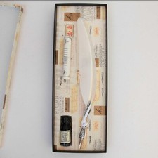 Pewter Quill and Black Ink