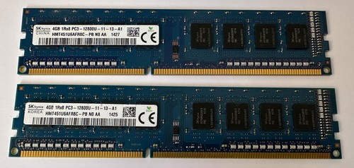 8gb - (2x4gb, macthed