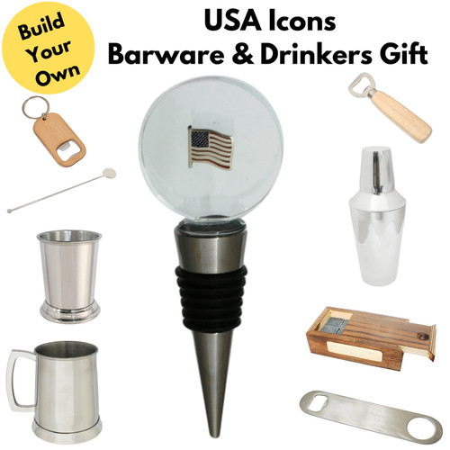 Usa icons barware - usa, accesories