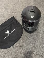 Frank Thomas YM-833 Predator Motorcycle Helmet Matt Black